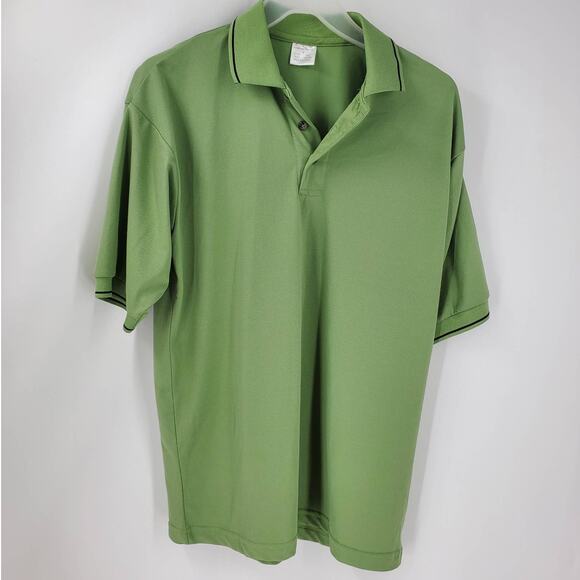 SUPERIOR  UNIFORM GROUP Men S Green Publix Short Sleeve Polo Shirt - Picture 1 of 3